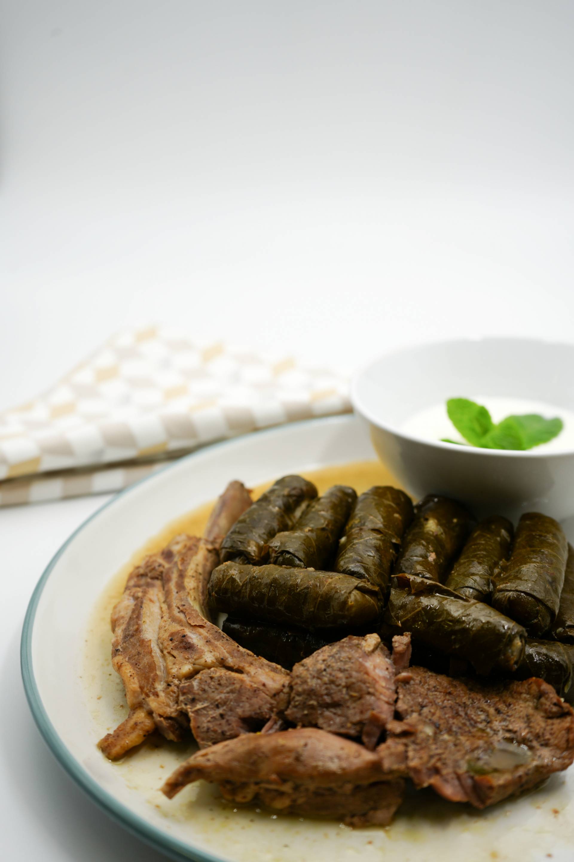 Stuffed Vine Leaves & Koussa